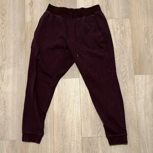 lululemon athletica Men's Burgundy Joggers